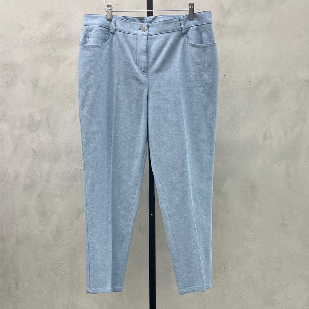 Akris “Denim” Dress Pants